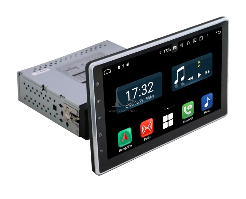 1-DIN autoradio 10" QLED LCD s - Android 12 | SAT Multimédiá