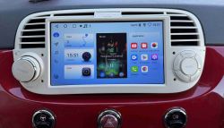 Android radio FIAT 500  2007-2014  CarPlay