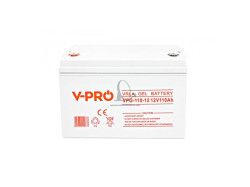 Batria glov 12V 110Ah V-PRO PREMIUM