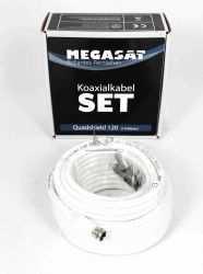 Koaxilny kbel Megasat 120dB SET v krabici 10m